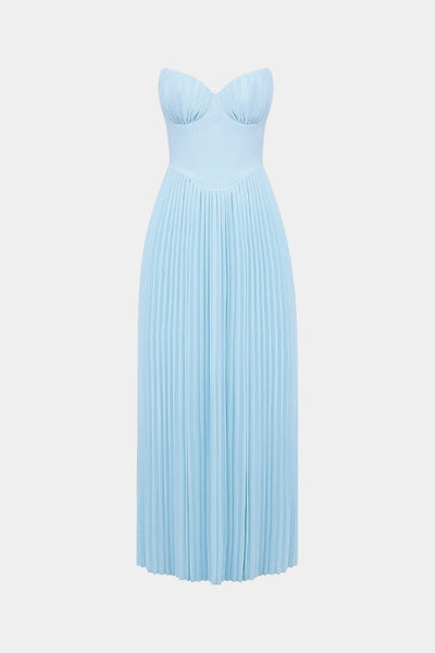 Alyce - Strapless Pleated Dress